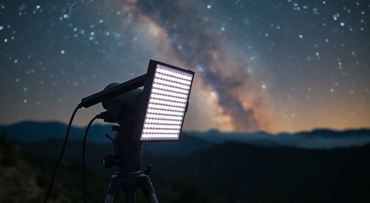 Led‑панелей улучшит композиции в астрофотографии