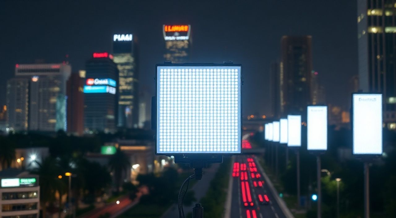 Led‑панелей улучшит композиции в городских огней