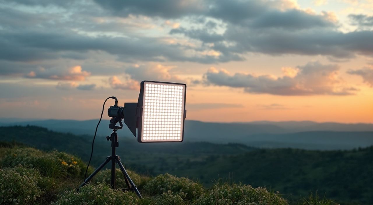 Led‑панелей улучшит композиции в пейзажа