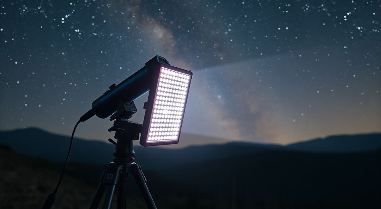 Led‑панелей улучшит освещения в астрофотографии