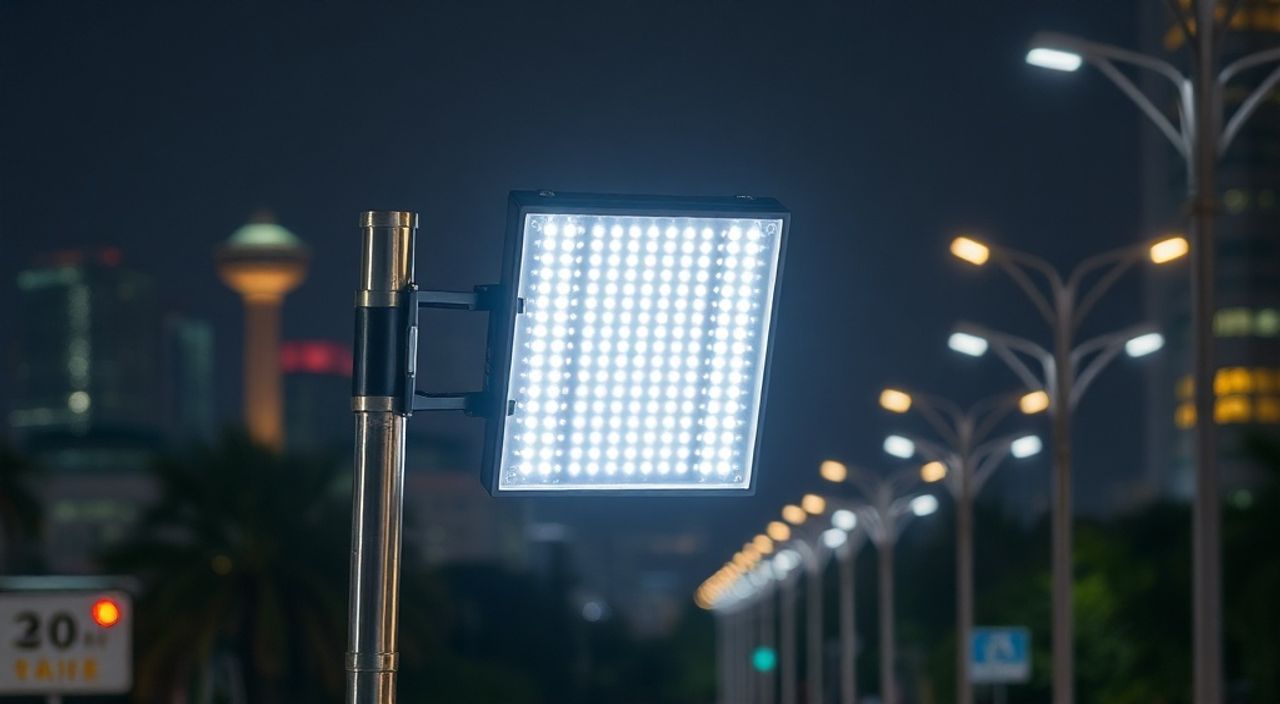 Led‑панелей улучшит освещения в городских огней