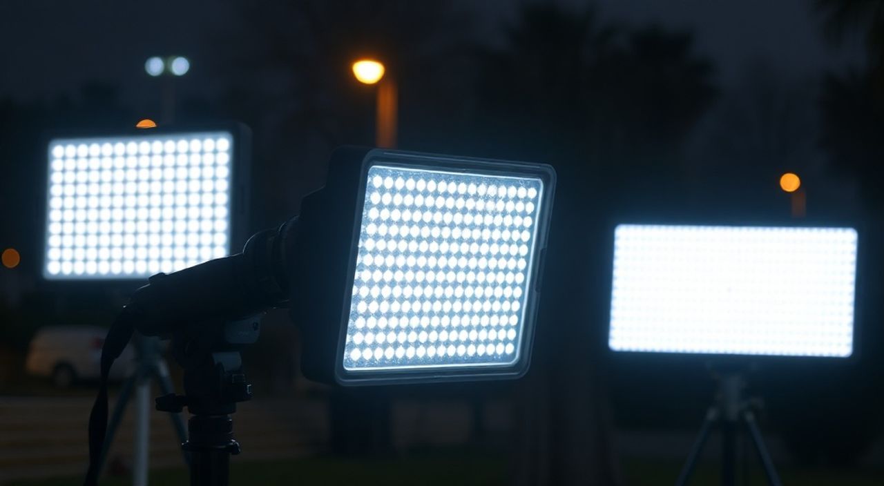 Led‑панелей улучшит освещения в ночной съёмки