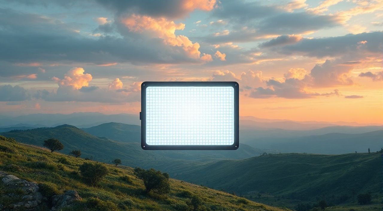 Led‑панелей улучшит цвета в пейзажа