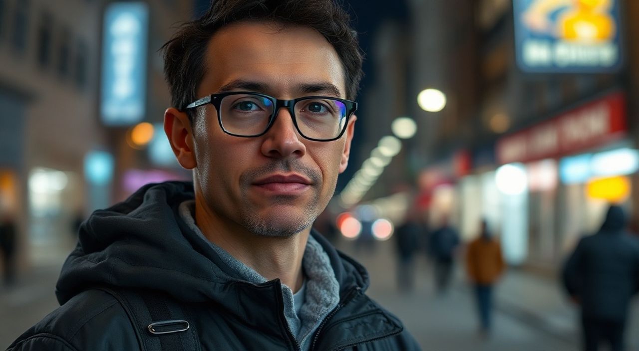Low‑light + davinci resolve для стрит‑портрета