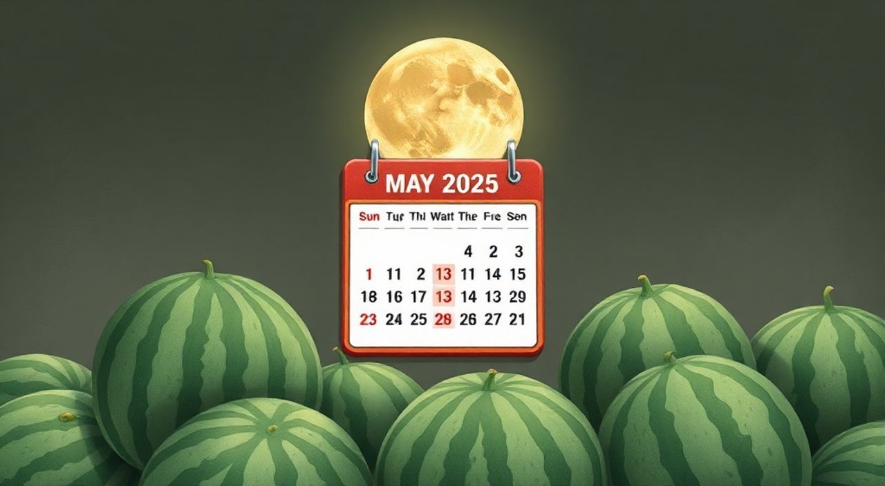 Лунный календарь хранении арбузов на Май 2025