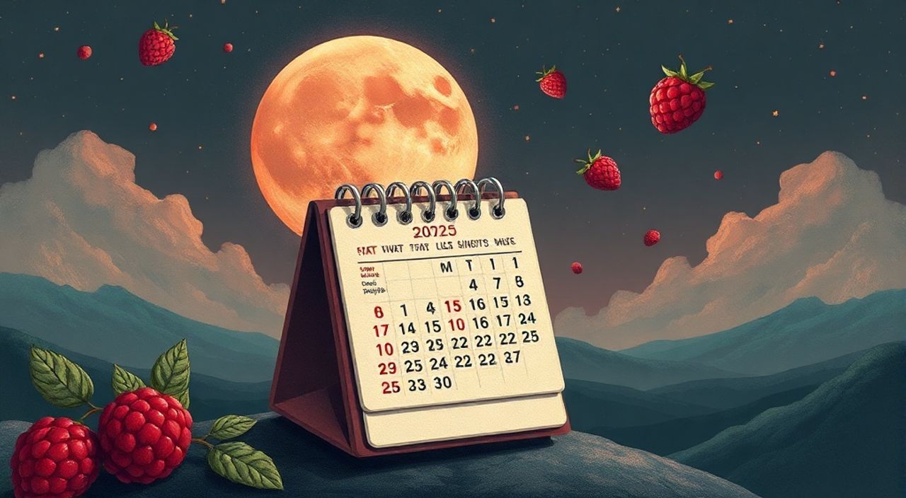 Лунный календарь обломке пасынков малин на Октябрь 2025