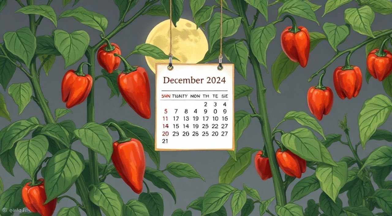 Лунный календарь обрезке перца на Декабрь 2024