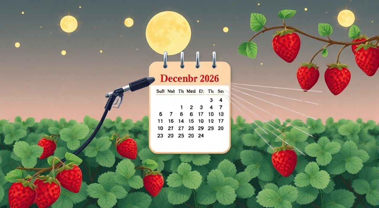Лунный календарь опрыскивании клубники на Декабрь 2026