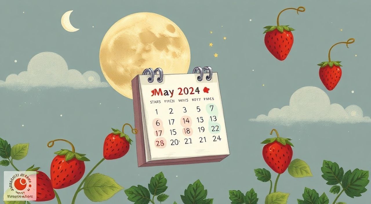 Лунный календарь пасынковании клубники на Май 2024