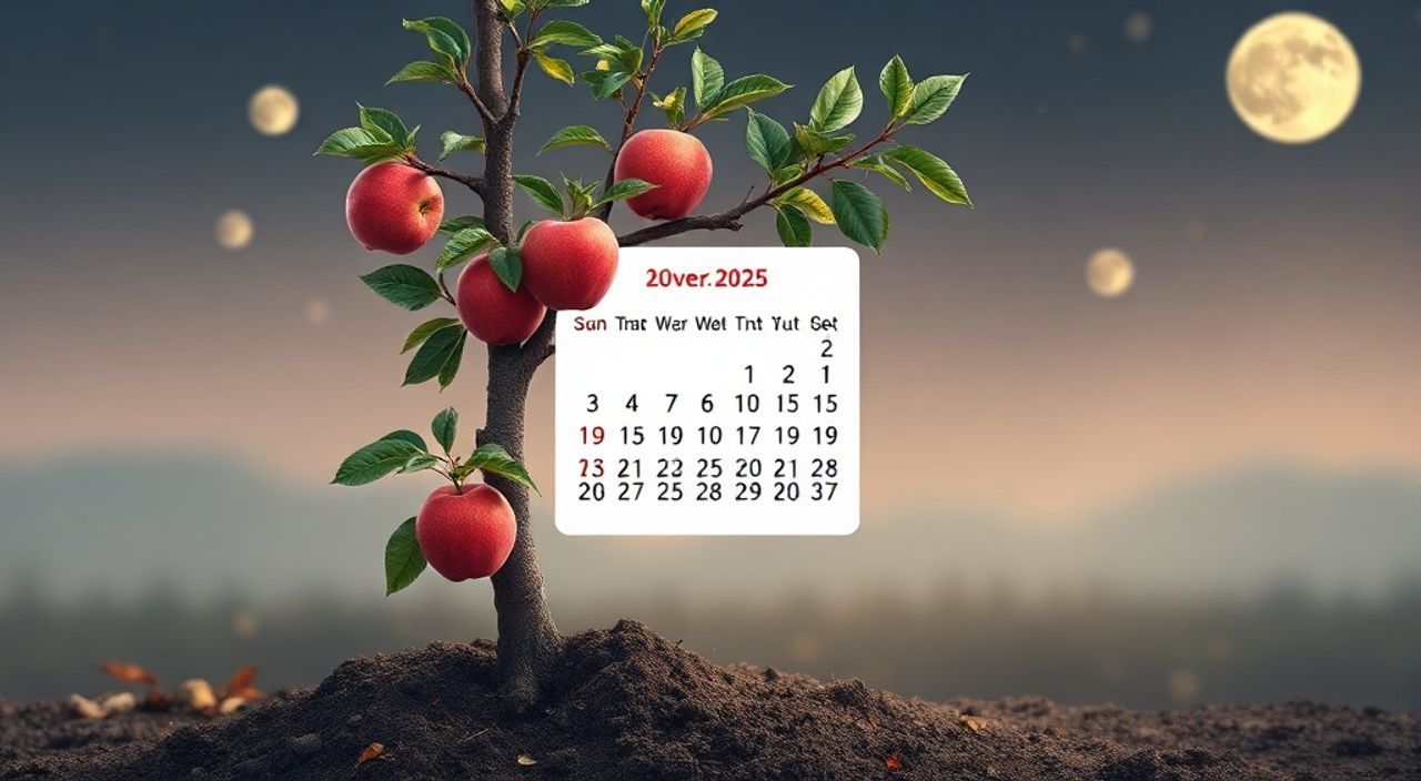 Лунный календарь пересадке яблони на Ноябрь 2025