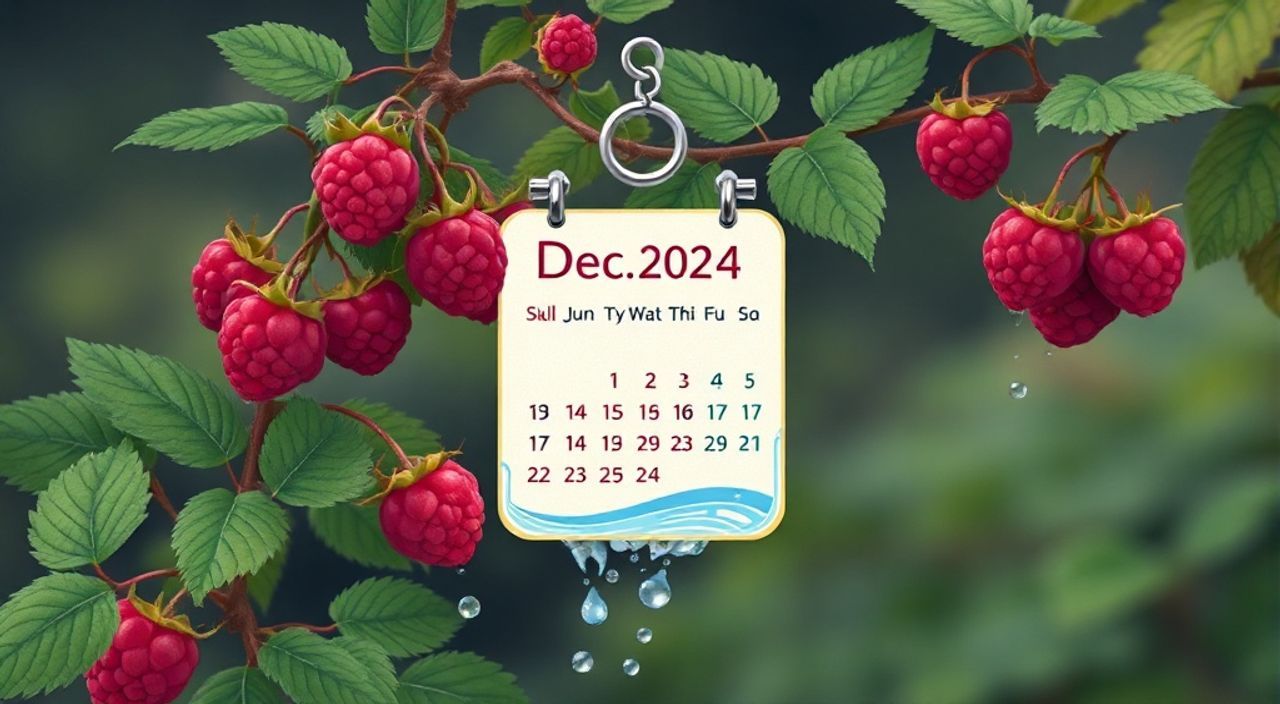 Лунный календарь поливе малины на Декабрь 2024