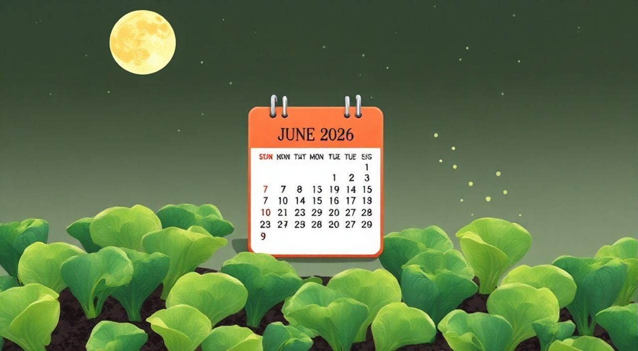Лунный календарь поливе шпината на Июнь 2026