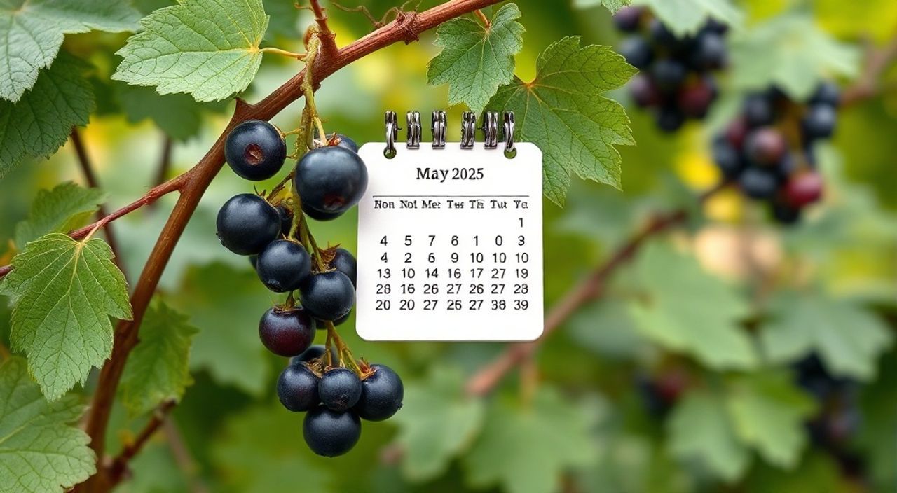 Лунный календарь поливе смородины на Май 2025
