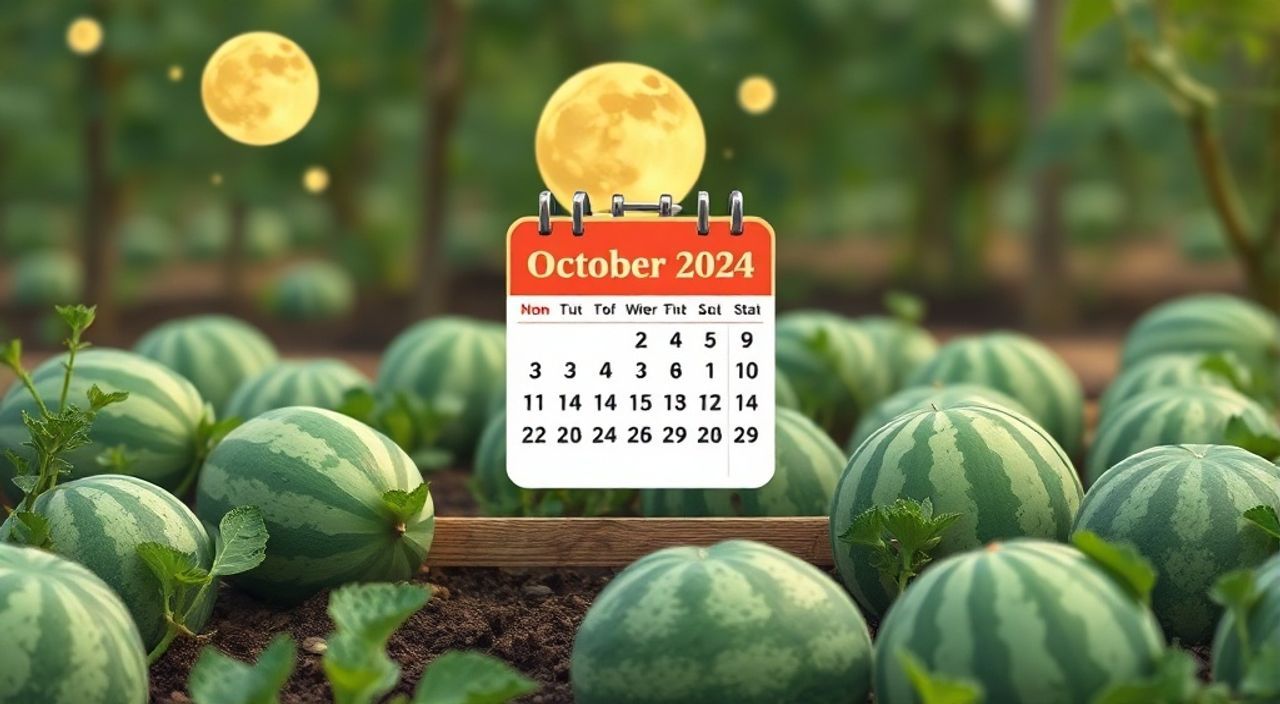 Лунный календарь посадке арбузов на Октябрь 2024