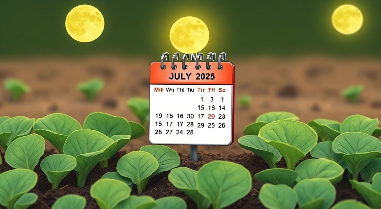 Лунный календарь посадке шпината на Июль 2025