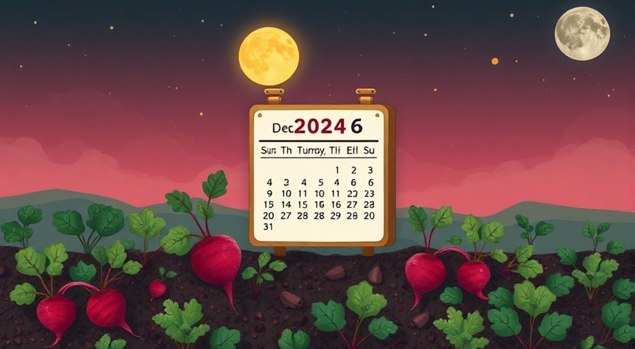 Лунный календарь посадке свёклы на Декабрь 2024