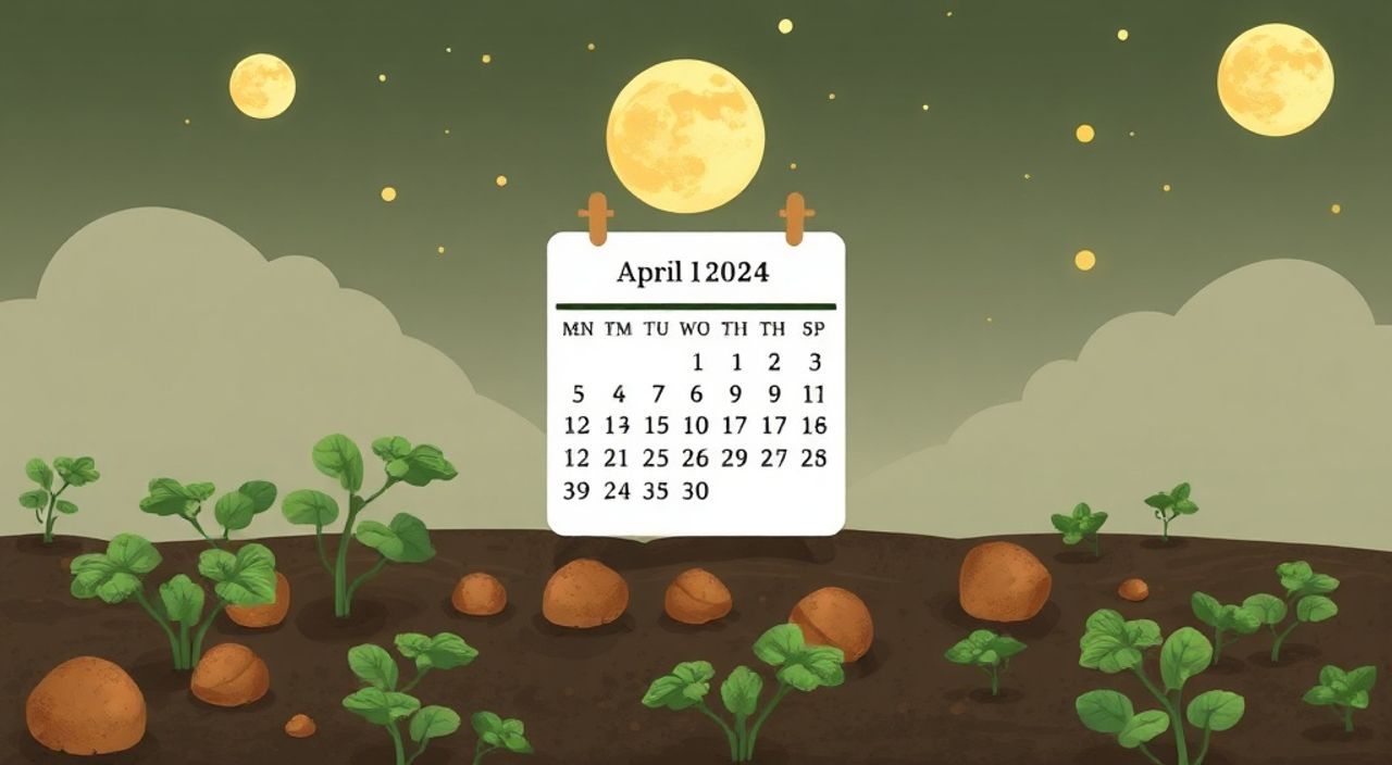 Лунный календарь посеве картофеля на Апрель 2024