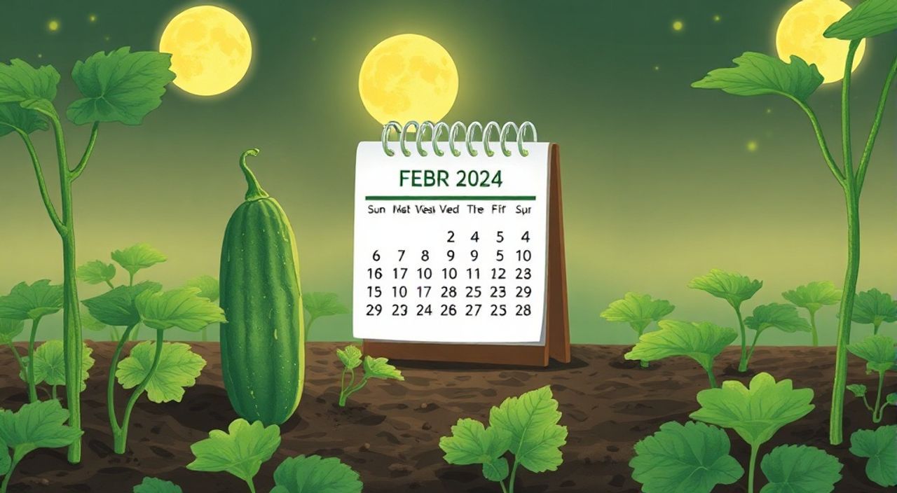 Лунный календарь посеве огурцов на Февраль 2024