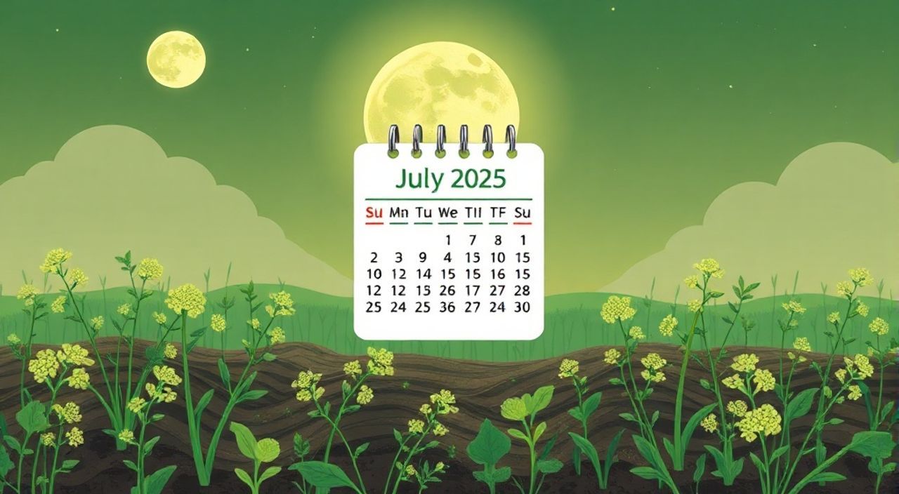 Лунный календарь посеве укропа на Июль 2025