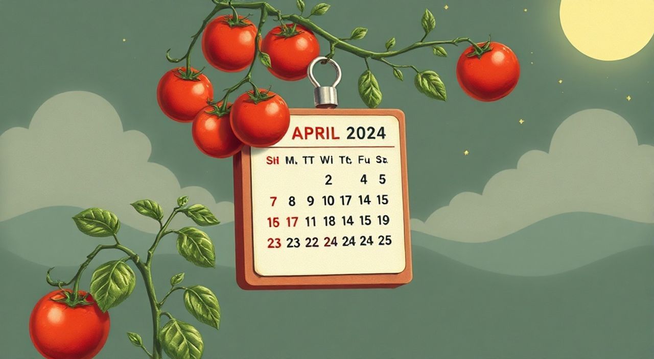 Лунный календарь прищипке томатов на Апрель 2024