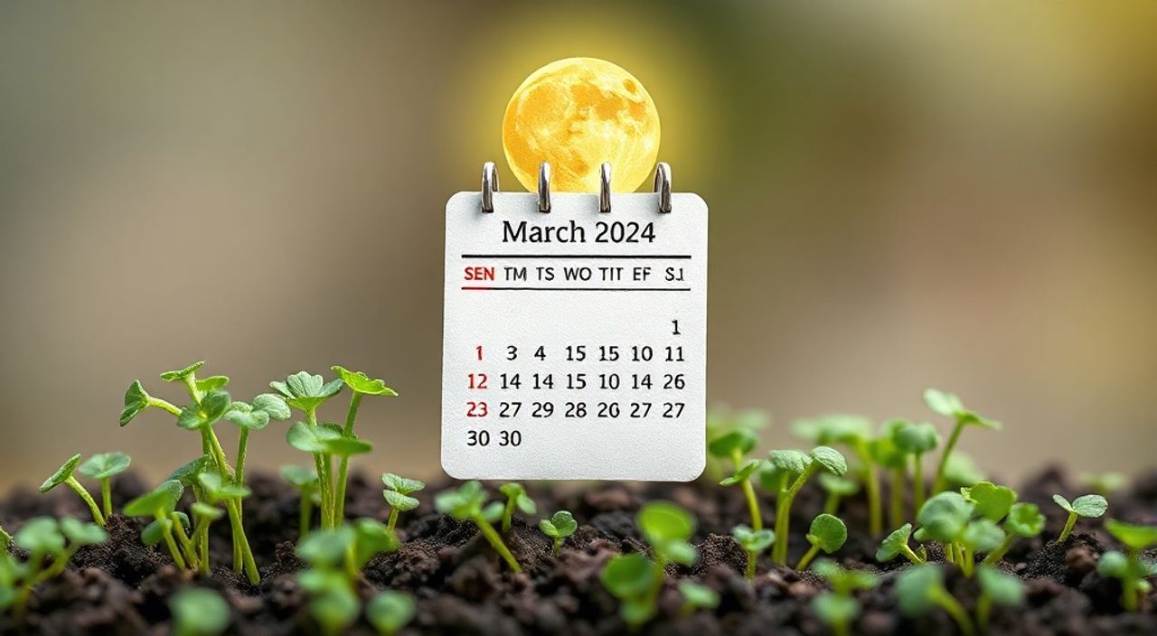 Лунный календарь рассадке кориандра на Март 2024