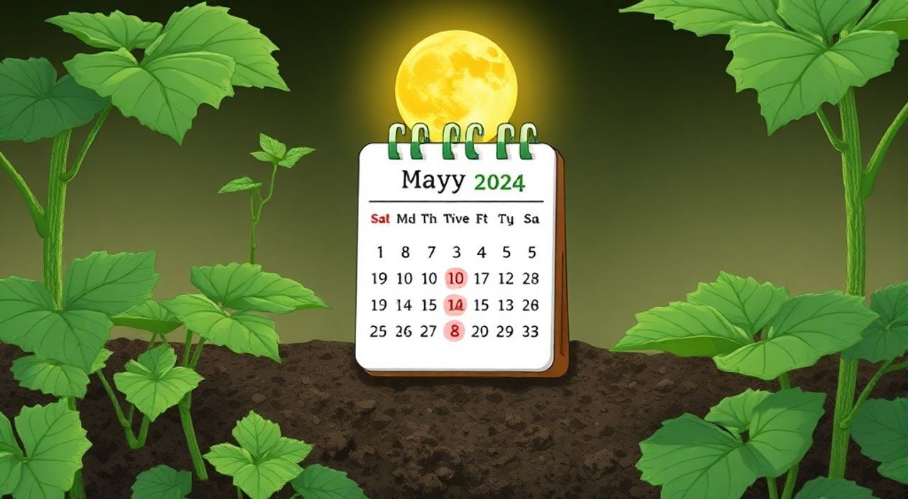 Лунный календарь рассадке огурцов на Май 2024