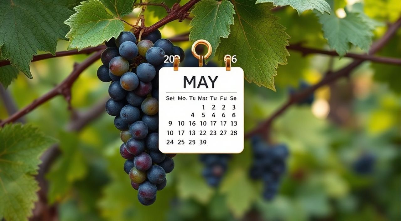 Лунный календарь сушке винограда на Май 2026