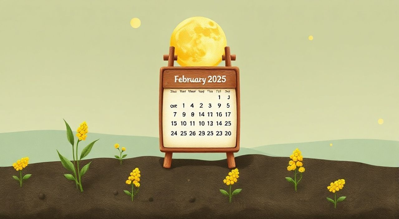 Лунный календарь высеве горчицы на Февраль 2025
