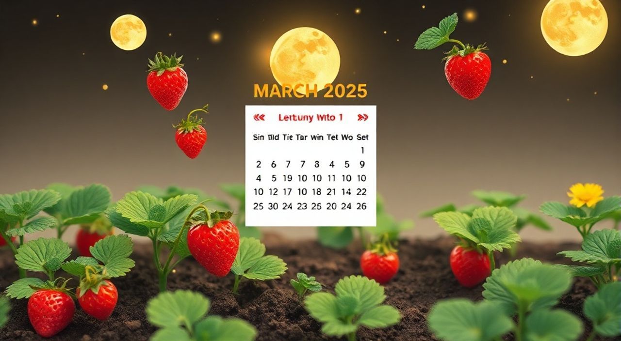 Лунный календарь высеве клубники на Март 2025