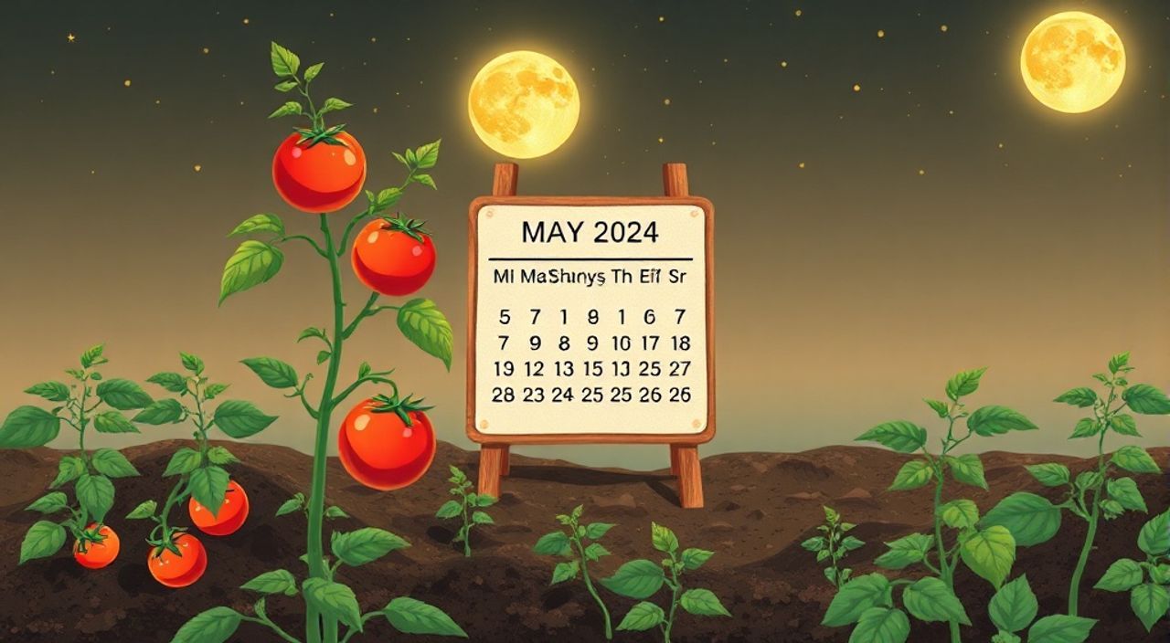 Лунный календарь высеве томатов на Май 2024