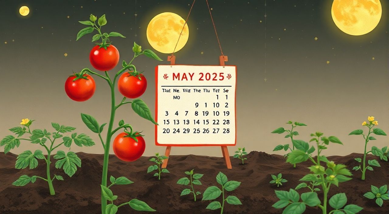 Лунный календарь высеве томатов на Май 2025