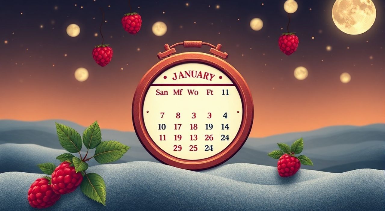 Лунный календарь закалке малин на Январь 2025
