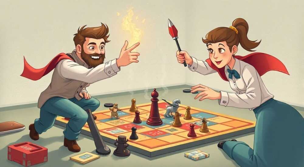Магнитный бой настольная игра для всей семьи