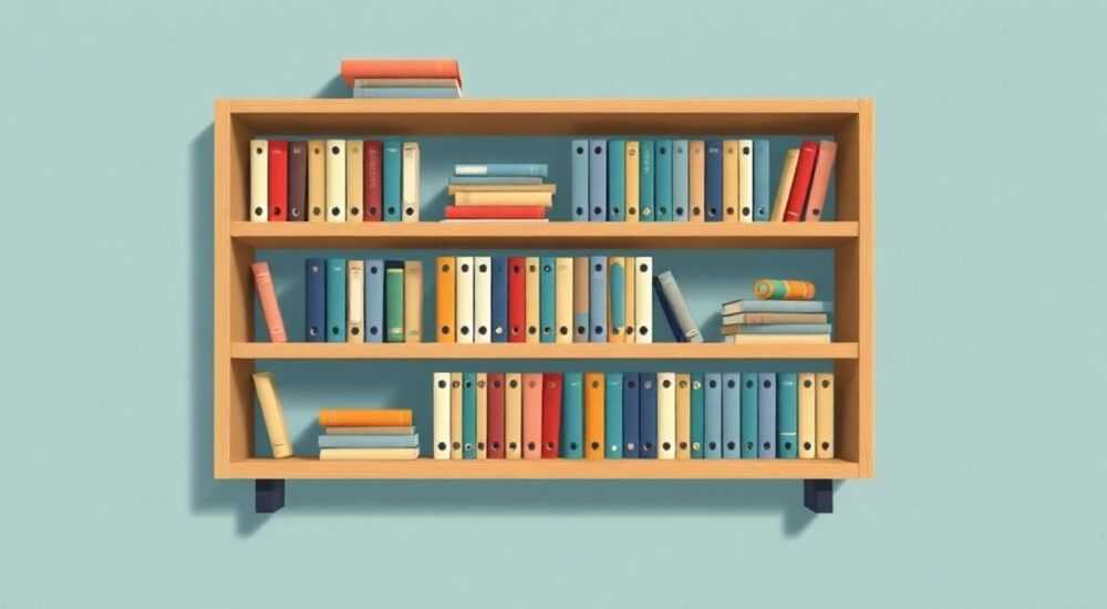 Модульный стеллаж для книг