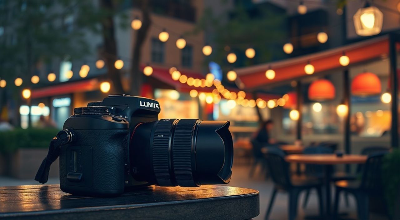 Ночная съёмка: идеи съёмки в кафе на lumix s5 ii