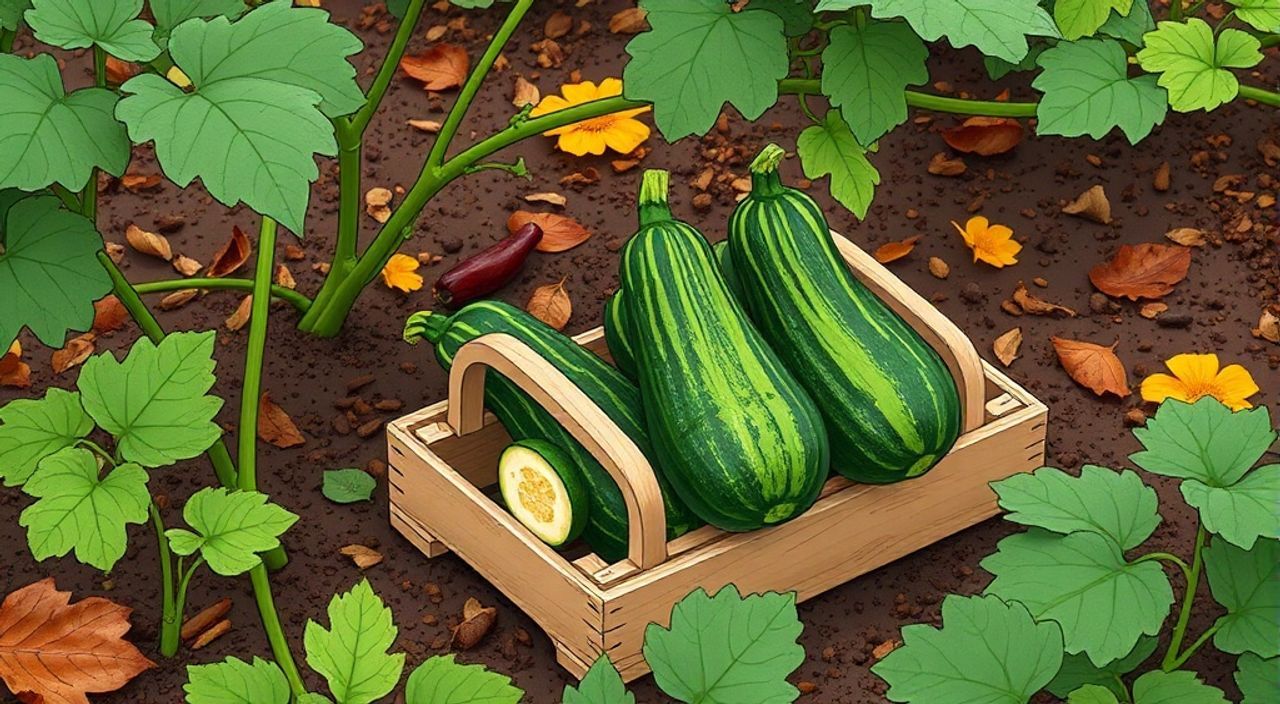 Ноябрь: хранение кабачки на клумбе — пошаговый план