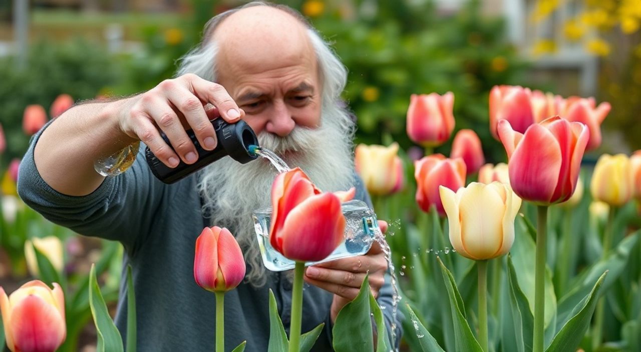 Ошибки новичков при поливе тюльпанов Darwin Hybrid