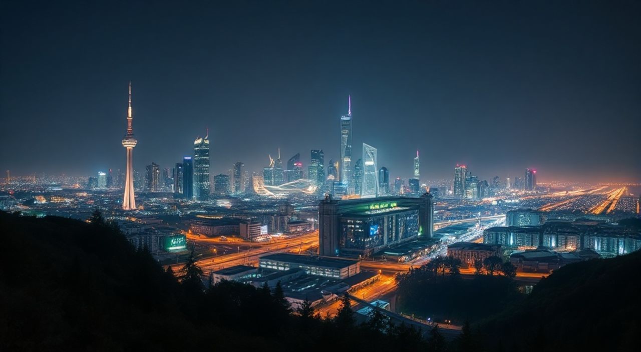 Панорамирование + luminar neo для ночной съёмки