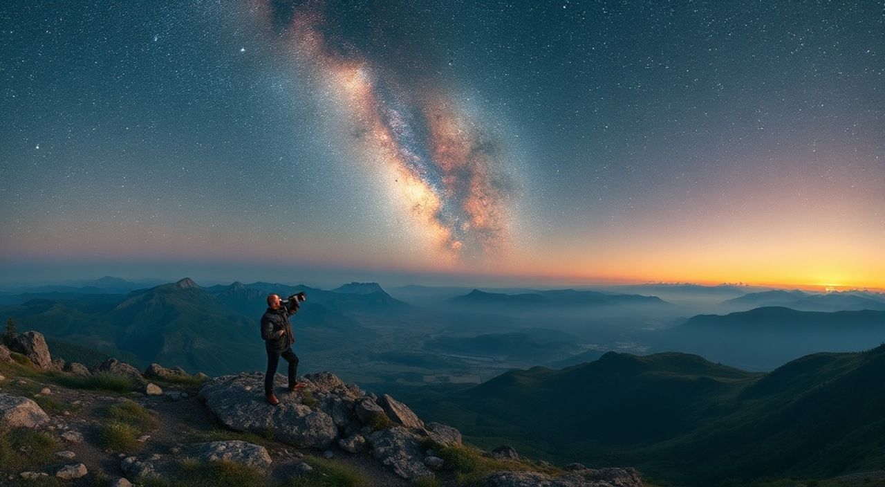 Панорамирование + photoshop для астрофотографии