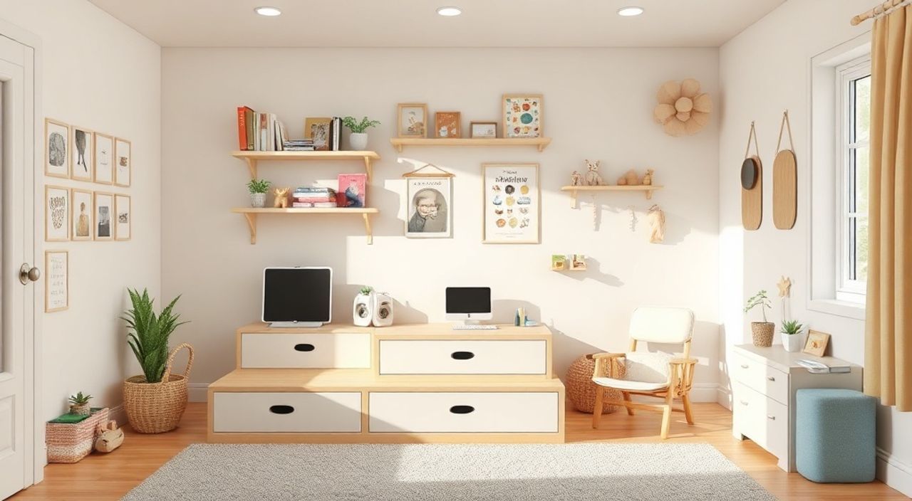 Подиума‑хранения: 5 причин выбрать для детской 9 м²