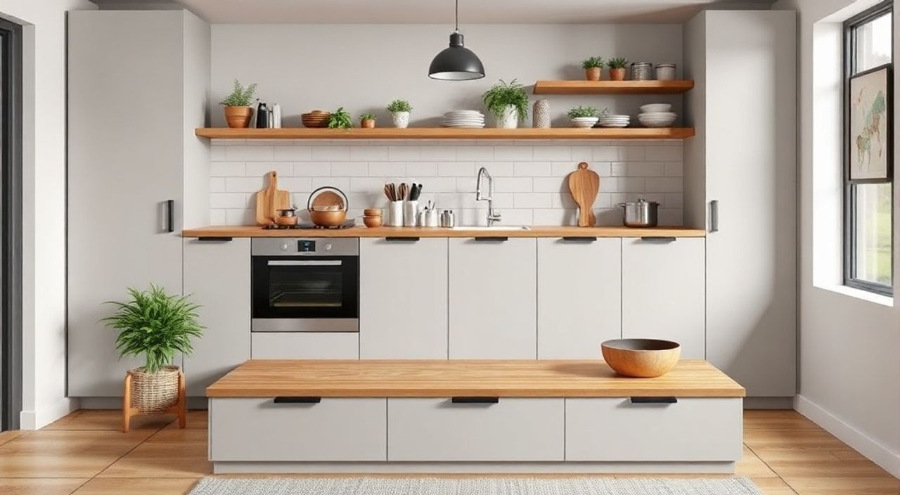 Подиума‑хранения: 5 причин выбрать для кухни 6 м²