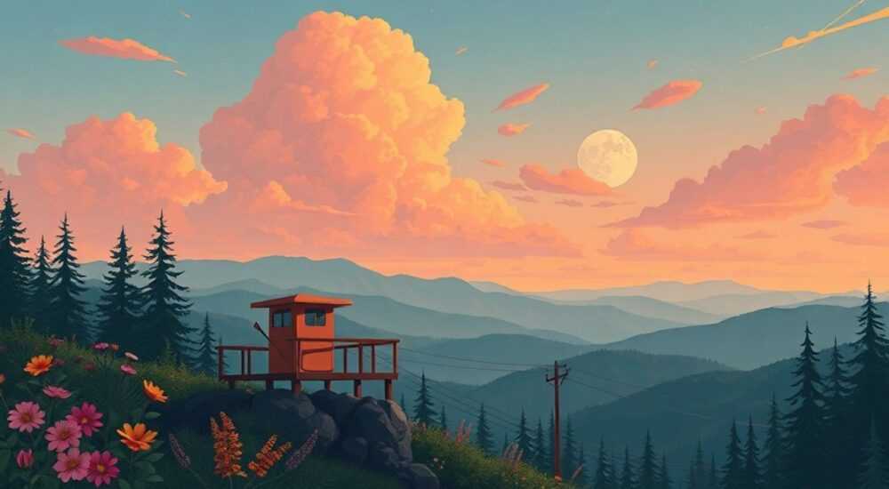 Постер с флорой firewatch где находится