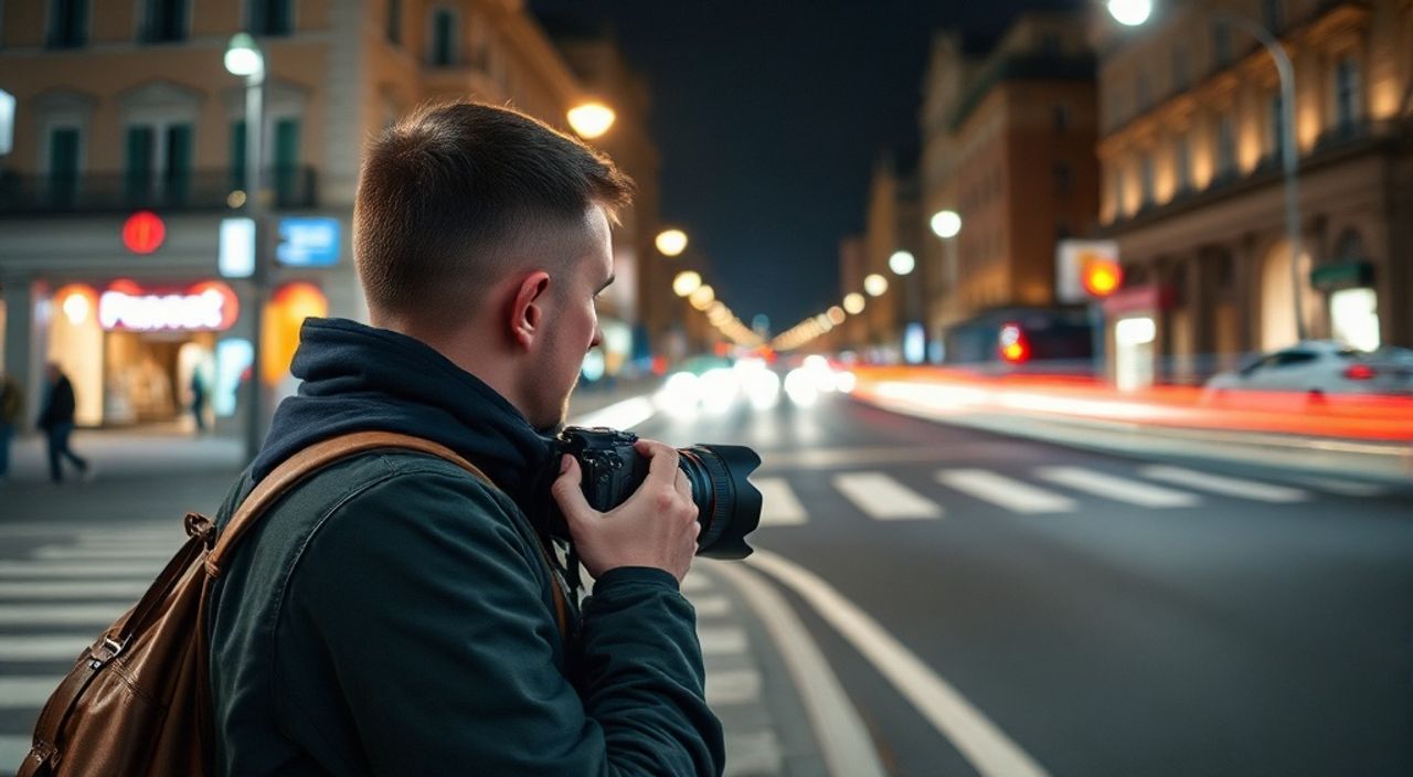 Приём длинная выдержка в уличная фотография: пошагово