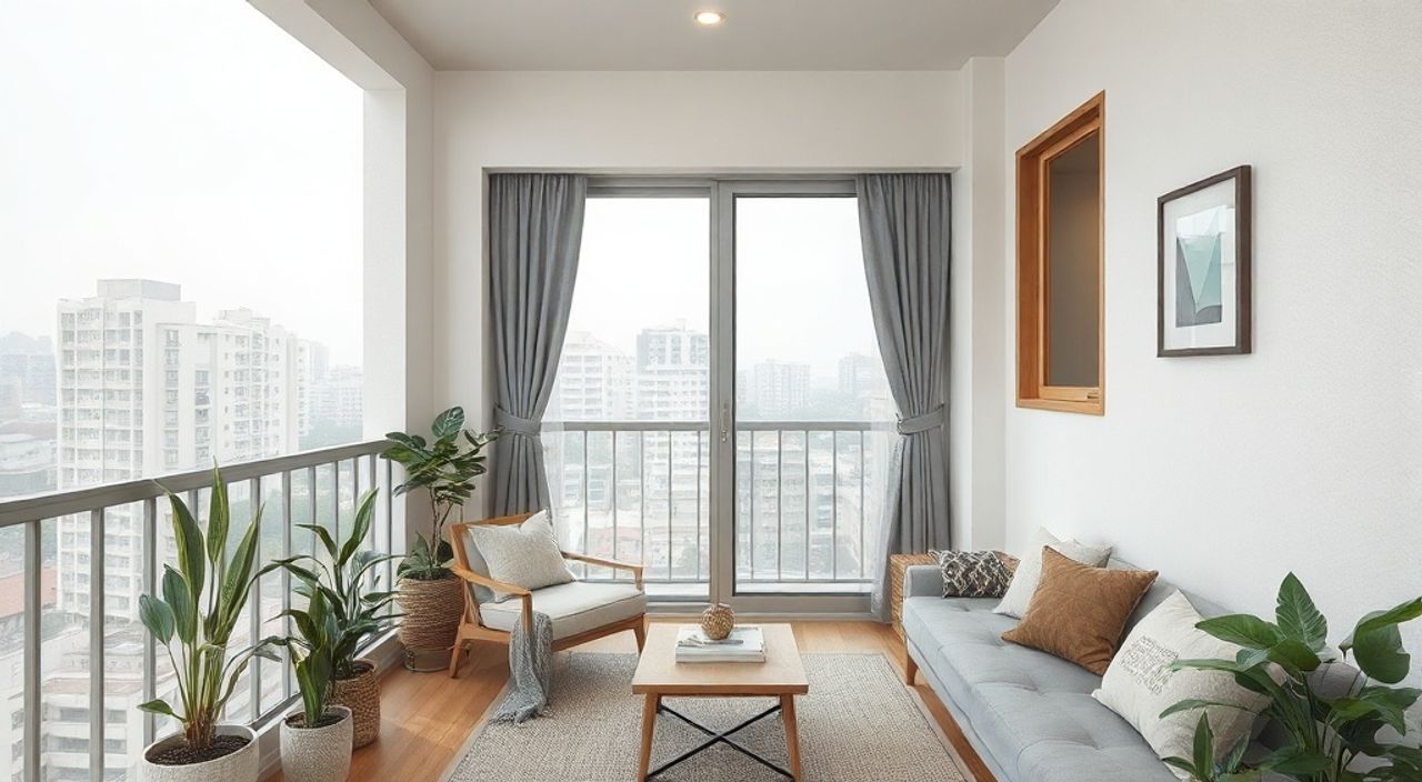 Реальный опыт: балкона 2,8 м² в стиле корейский neomodern без перепланировки