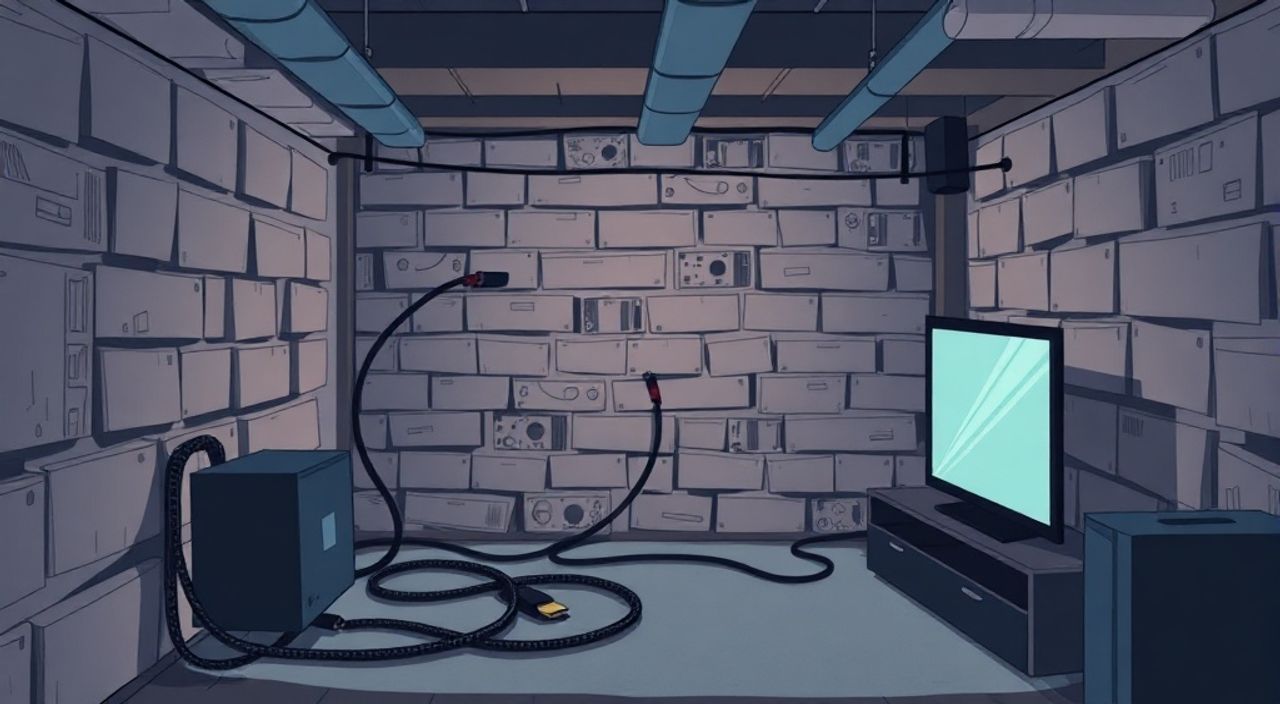 Реальный опыт: безопасность HDMI‑кабеля в подвала