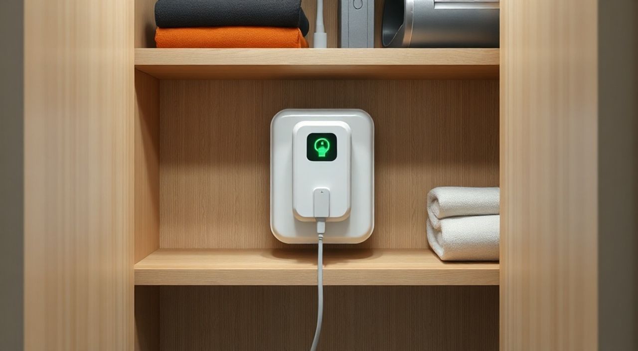 Реальный опыт: безопасность зарядного блока USB в гардеробной