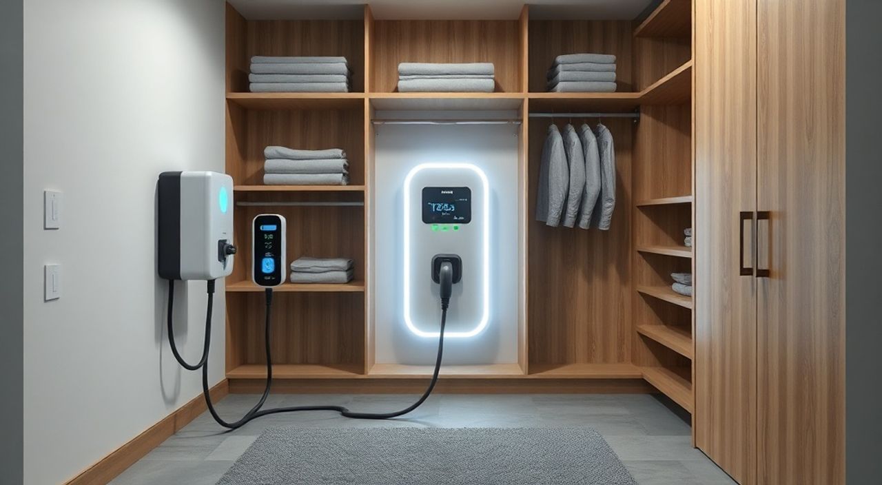Реальный опыт: безопасность зарядной станции EV в гардеробной