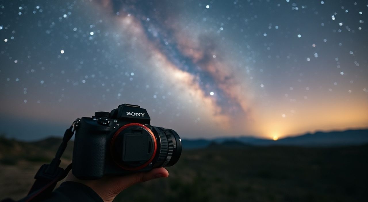 Реальный опыт: брекетинг экспозиции в астрофотография на sony a7 iv