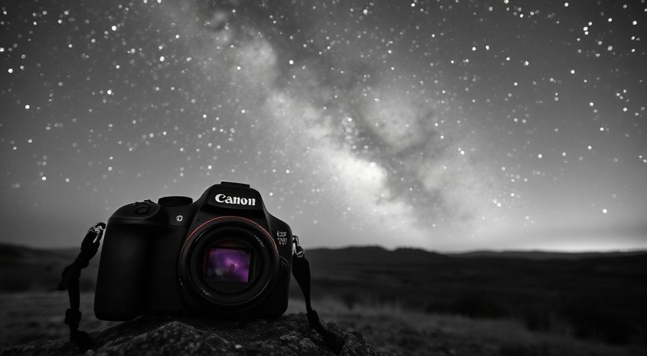 Реальный опыт: чёрно‑белая обработка в астрофотография на canon r5