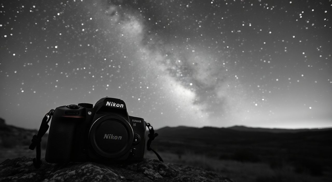 Реальный опыт: чёрно‑белая обработка в астрофотография на nikon z6 ii